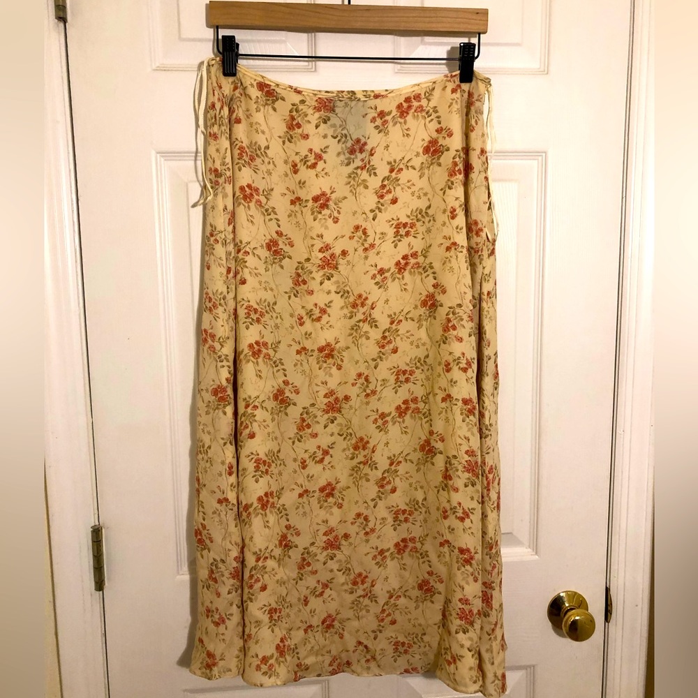 Ralph Lauren silk midi skirt